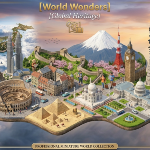 3D Miniature Worlds & Geo-Art: Premium AI Prompt Bundle (10 Customizable Styles)